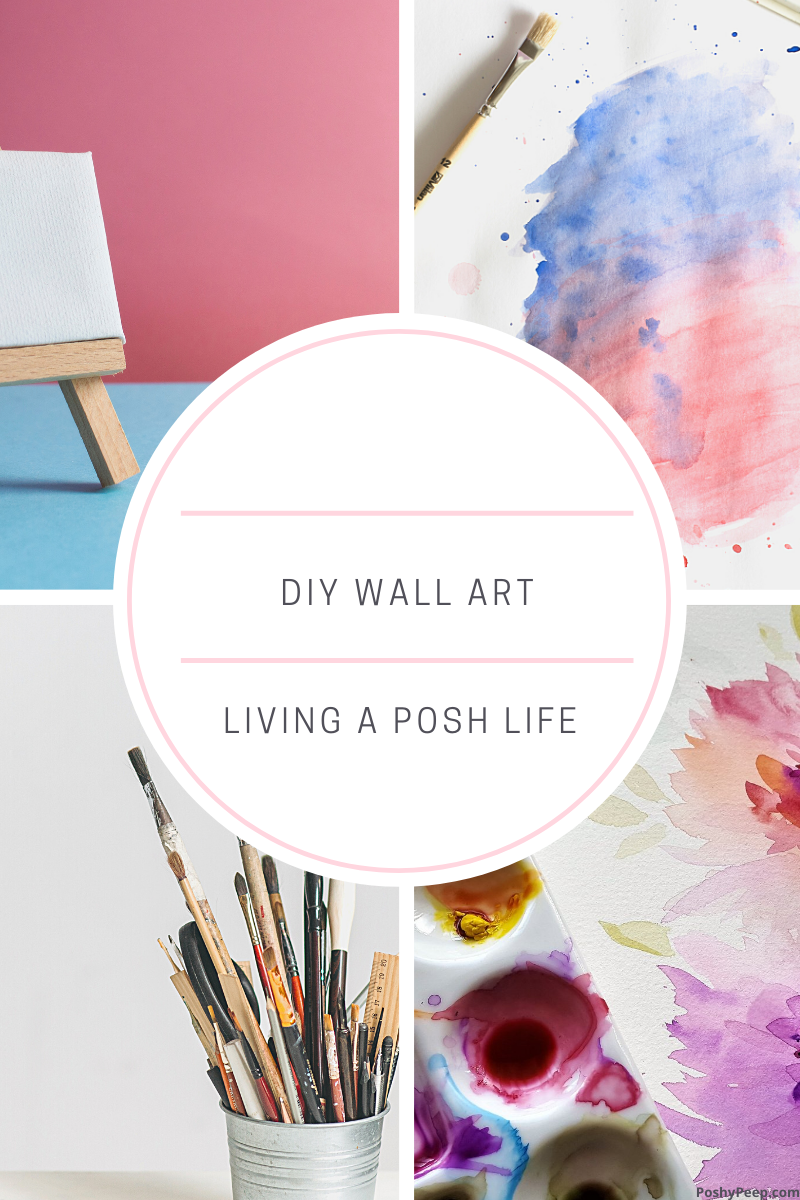 DIY Wall Art- How To Create High-End Artwork on a Budget. Create beautiful and budget-friendly art to decorate your home at minimal expense.